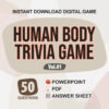 Human Body and Health Trivia Digital Game (#1) | Instant Download | PowerPoint & PDF