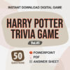 Harry Potter Trivia Digital Game (#5) | Instant Download | PowerPoint & PDF
