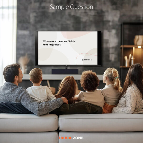Literature Trivia Digital Game (#1) | Instant Download | PowerPoint & PDF - Image 3