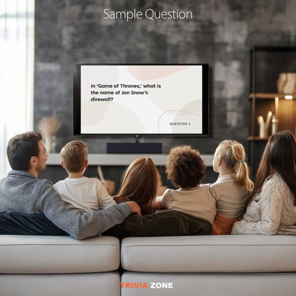Movies and TV Shows Trivia Digital Game (#3) | Instant Download | PowerPoint & PDF - Image 8