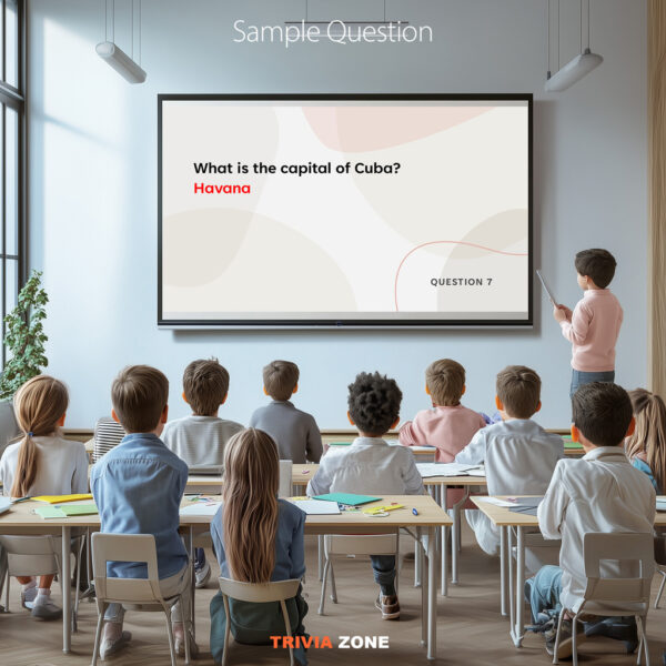 Geography Trivia Digital Game (#3) | Instant Download | PowerPoint & PDF - Image 4