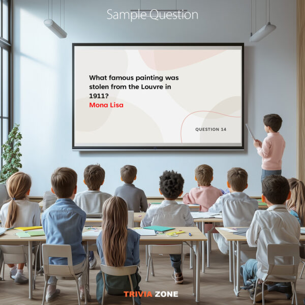Art and Artists Trivia Digital Game (#1) | Instant Download | PowerPoint & PDF - Image 5